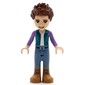 Ethan - Dark Turquoise Shirt, Sand Blue Pants, Reddish Brown Hair