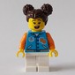 Girl, Dark Azure Letterman Jacket, Medium White Legs