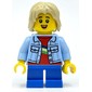Kid - Bright Light Blue Torso, Blue Legs, Tan Hair