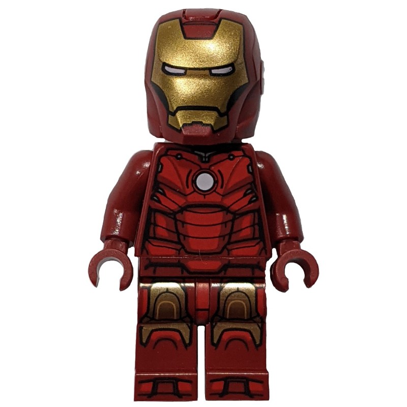 LEGO Set fig-012862 Iron Man Mark 3 Armor, Trans-Light Blue Head ...