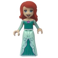 Ariel - Human Form, Light Aqua/Dark Turquoise Dress (fig-012881)