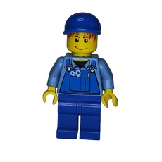 Medium Blue Torso, Blue Overall, Blue Cap (86035) (fig-012886)