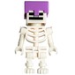 Skeleton, Square Skull, Medium Lavender Helmet (78132 Torso)