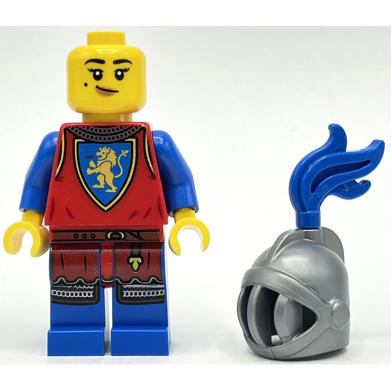 LEGO Set fig012981 Knight, Woman, Helmet with Fixed Grille