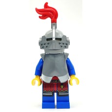 Knight, Woman, Chestplate, Helmet with Grille and Red Plume (fig-012994)