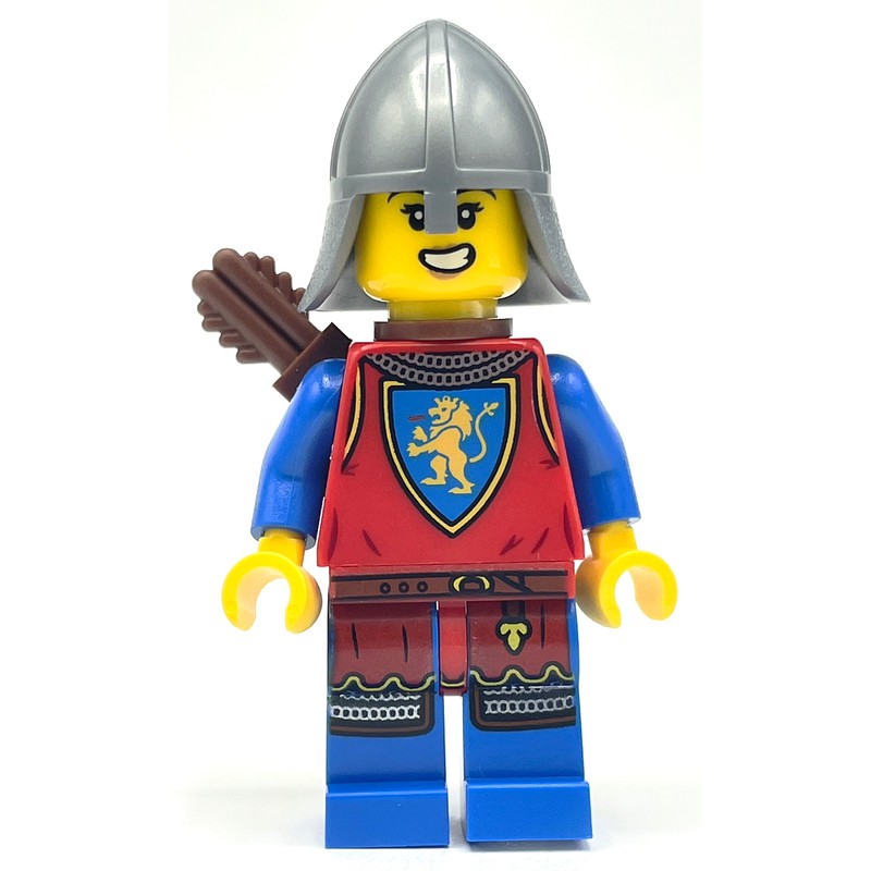 LEGO Set fig-012996 Knight, Woman, Quiver (2022 Icons) | Rebrickable ...