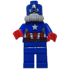 Captain America in Scuba Suit with Printed Mask (fig-013024)