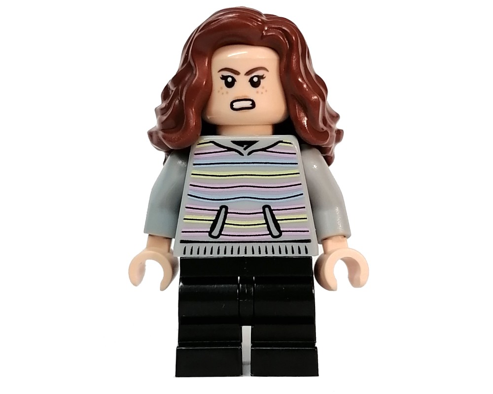 LEGO Set fig 013037 Hermione Granger Light Bluish Gray Sweater