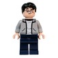 Harry Potter, Open Light Bluish Gray Jacket over White Shirt, Dark Blue Legs