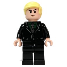Draco Malfoy, Black Jacket, Dark Green Shirt, Black Legs (fig-013040)