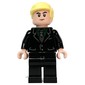 Draco Malfoy, Black Jacket, Dark Green Shirt, Black Legs