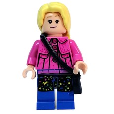 Luna Lovegood, Dark Pink Jacket, Printed Skirt (fig-013042)