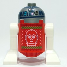 Astromech Droid, R2-D2, Red Holiday Sweater (fig-013050)