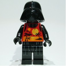 Darth Vader, Vest with Sunset and Palm Tree Silhouettes (fig-013054)
