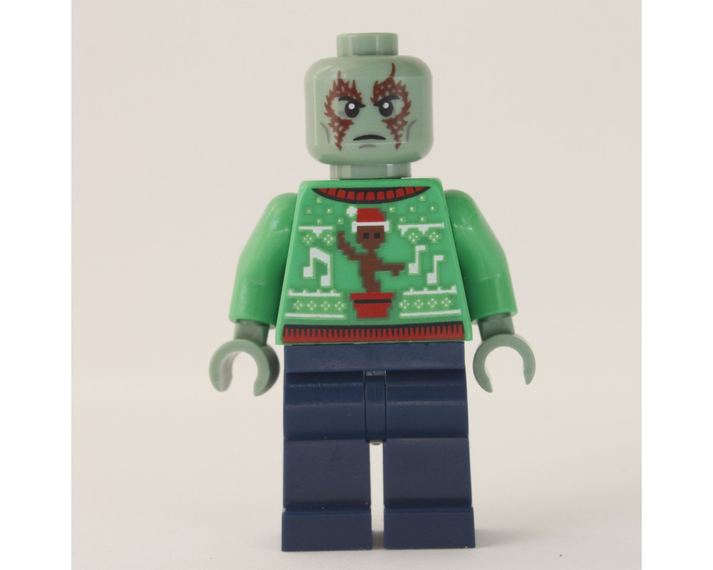 LEGO Set fig-013063 Drax, Holiday Sweater (2022 Seasonal) | Rebrickable ...