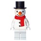 Snowman - Red Scarf, Black Hat, Mask