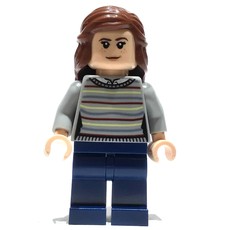 Hermione Granger, Light Bluish Gray Sweater with Stripes, Dark Blue Legs (fig-013100)
