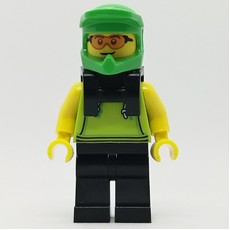 Lime Torso, Black Legs, Lime Helmet, Neck Bracket (fig-013102)