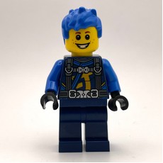Galatic Mission Astronaut, Blue Hair (fig-013243)