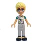 Olly - White Top, Light Bluish Grey Pants