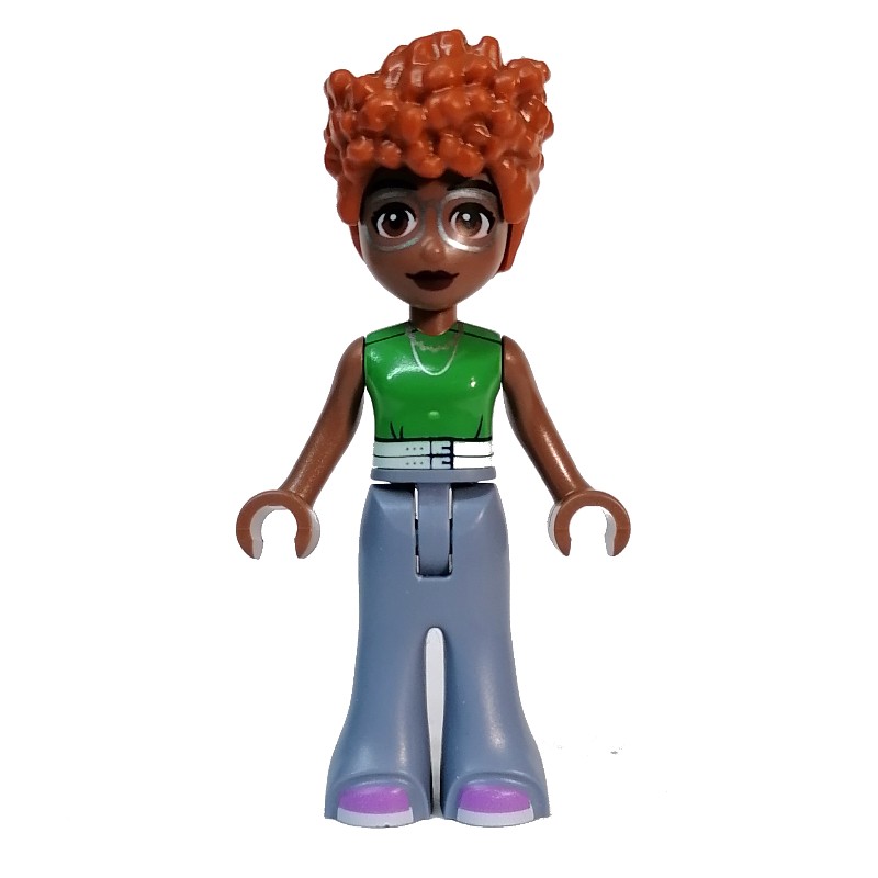 LEGO Set fig-013257 Naomi - Green Top, Sand Blue Pants | Rebrickable ...