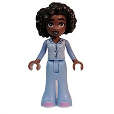 Aliya - Bright Light Blue Pajamas (fig-013260)