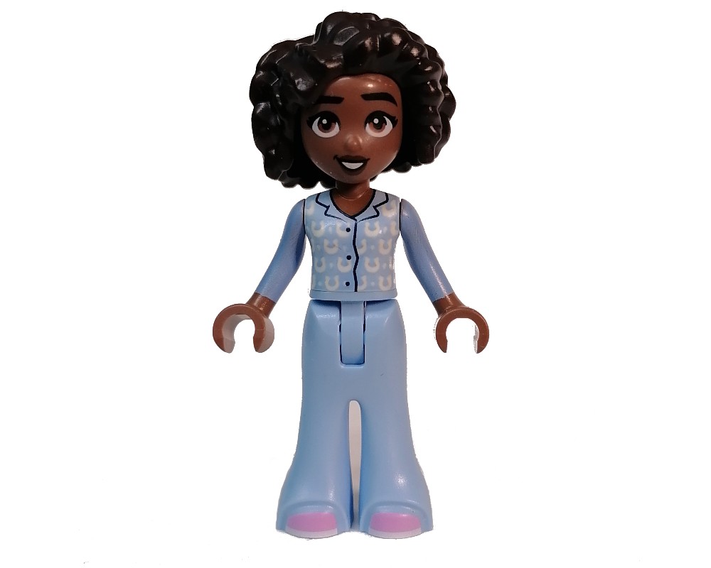 Lego Set Fig-013260 Aliya - Bright Light Blue Pajamas 