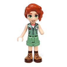 Autumn - Sand Green Jacket, Sand Green Shorts (fig-013283)