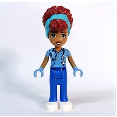 Gabriela Silva - Medium Blue Scrubs (fig-013297)