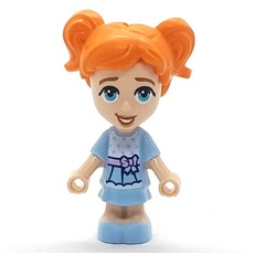 Ella - Bright Light Blue Dress (fig-013299)