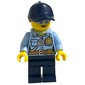 Police Officer, Bright Light Blue Shirt, Dark Blue Legs and Cap