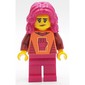 Gamer, Orange Top, Magenta Legs and Hair
