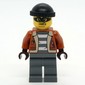 Criminal, Dark Orange Jacket, Dark Bluish Gray Legs, Black Beanie