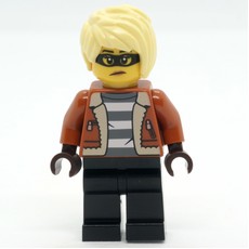 Criminal, Dark Orange Jacket, Black Legs, Bright Light Yellow Hair (fig-013349)