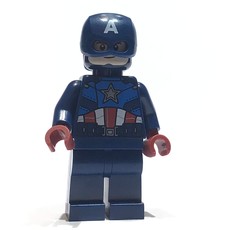 Captain America with Dark Blue Suit, Helmet (fig-013390)