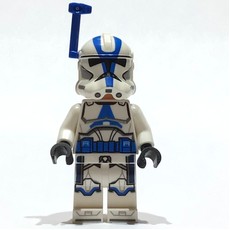 Clone Officer, 501st Legion, White Arms, Blue Rangefinder (fig-013395)