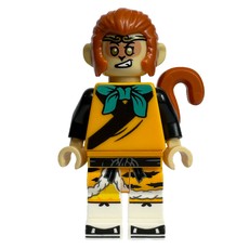 Monkey King, Bright Light Orange Robes (fig-013414)