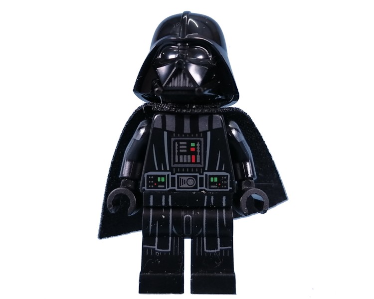 LEGO minifigure Darth Vader, White Skin, 19888 Cape