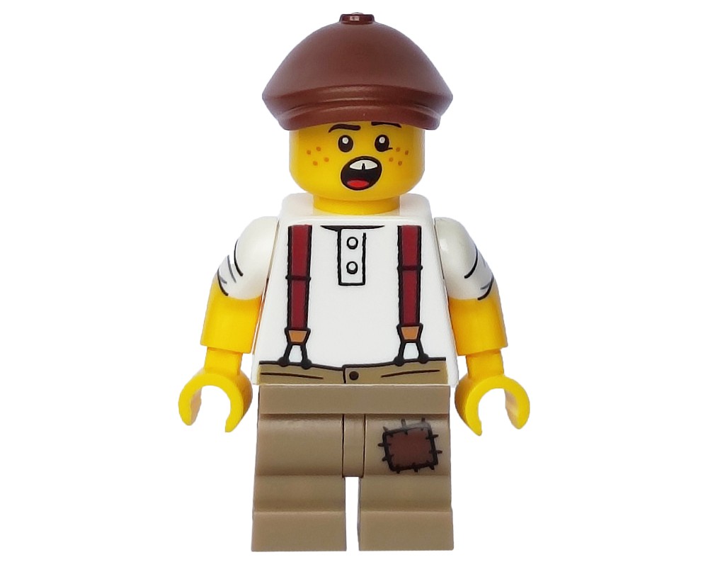 LEGO Set fig-013460 Newspaper Kid - Minifigure