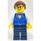Drummer - Blue Torso, Dark Blue Legs, Reddish Brown Hair