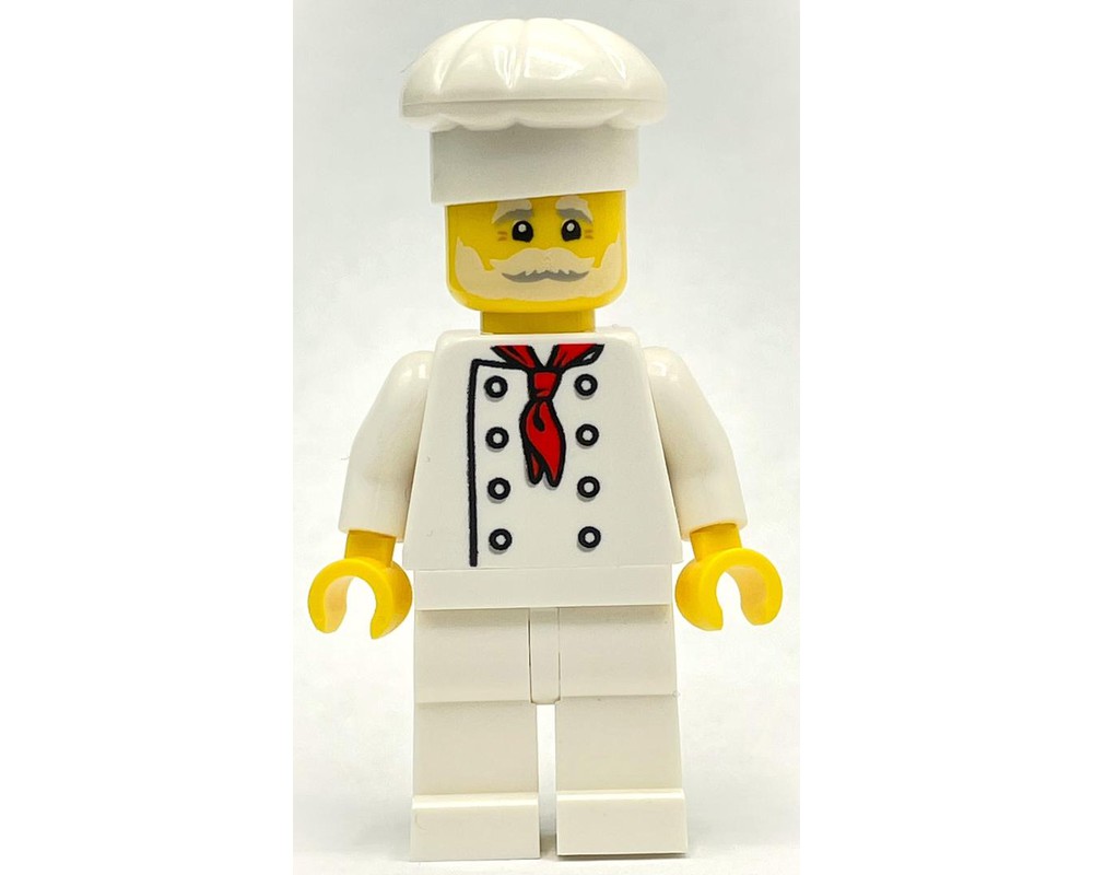 LEGO Set fig-013487 Pizza Chef - White Torso, White Legs, White Hat ...