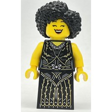 Jazz Singer - Black Torso, Black Dress, Black Hair (fig-013491)