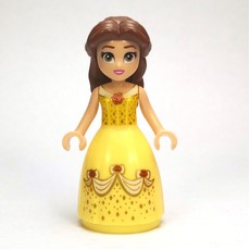 Belle, Bright Light Yellow Dress (fig-013560)