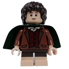Frodo  - Dark Green Cape, Reddish Brown Torso (fig-013594)