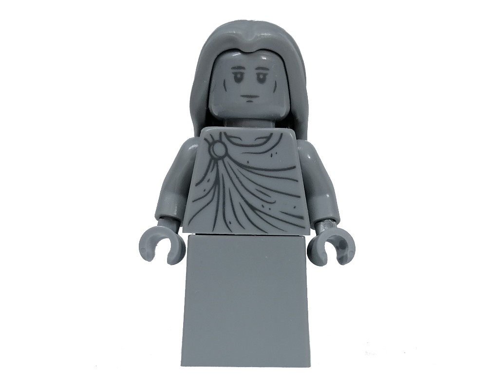 LEGO Set fig-013596 Statue - Dress/Robe, Straight Hair | Rebrickable ...