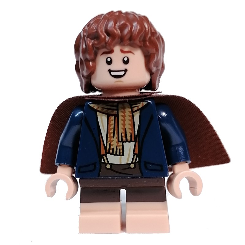 LEGO Set fig-013606 Peregrin Took (Pippin) - Reddish Brown Cape (2023 ...