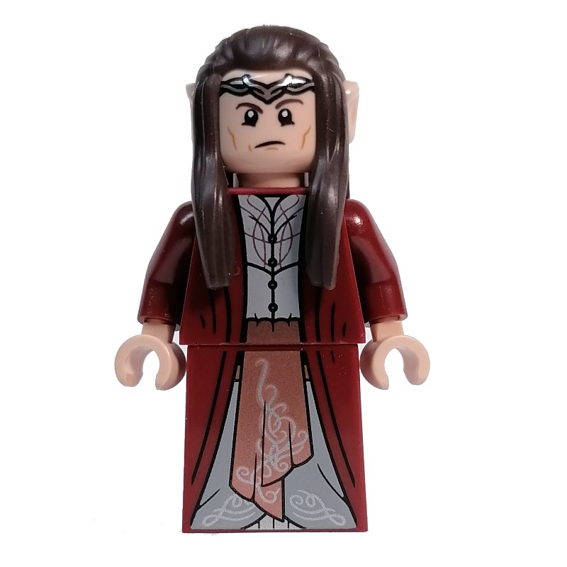 LEGO Set fig-013613 Elrond - Dark Red Dress | Rebrickable - Build with LEGO