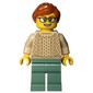 Tan Torso, Sand Green Legs, Dark Orange Hair