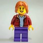 Dark Red Torso, Dark Purple Legs, Dark Orange Hair