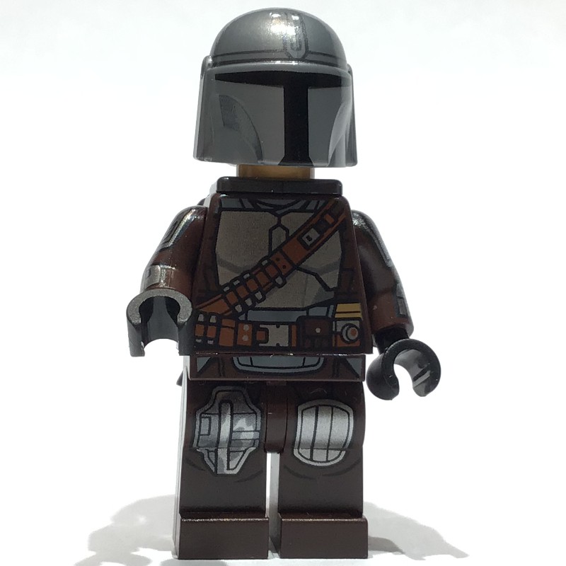 LEGO Set fig-013735 The Mandalorian / Din Djarin, Dark Brown Outfit ...